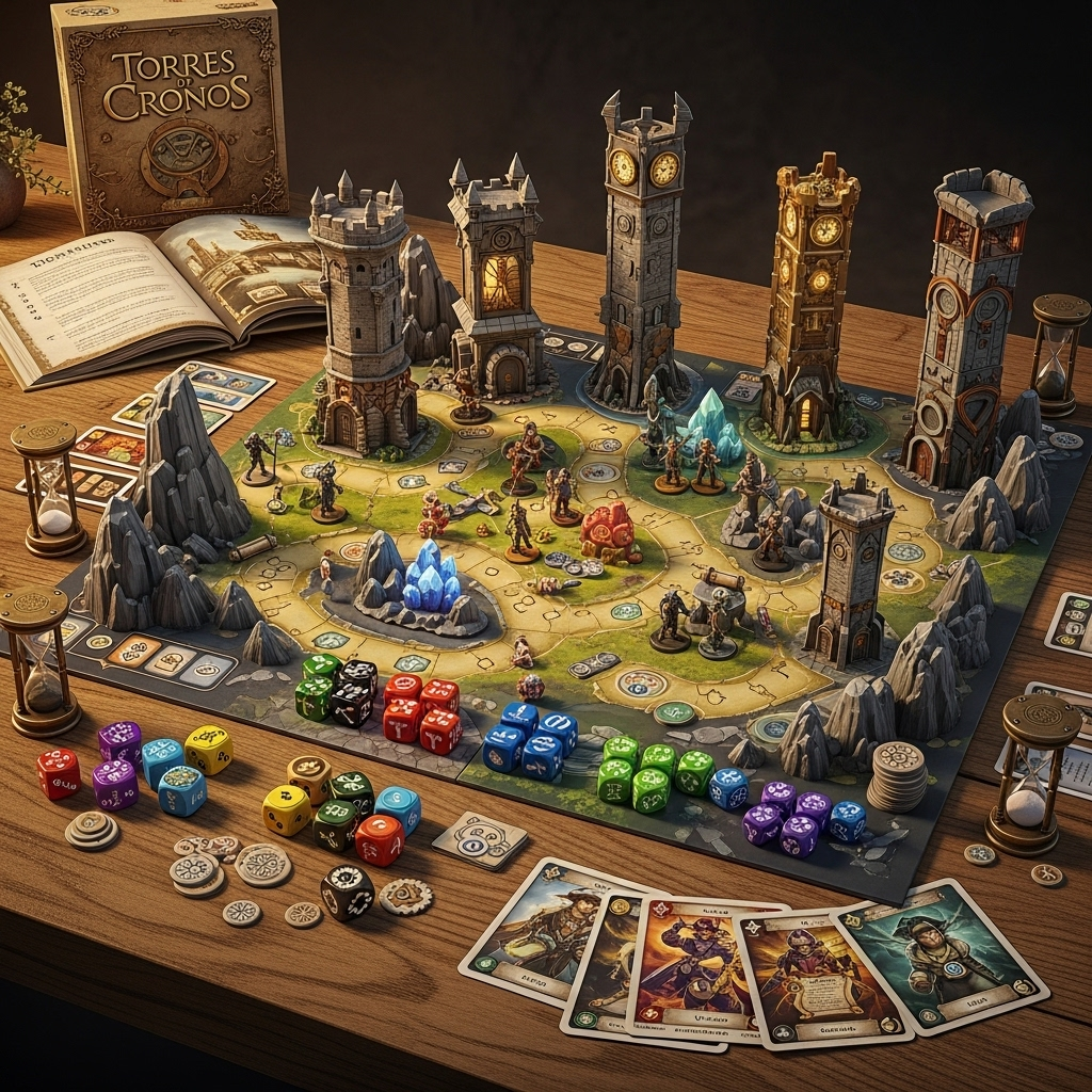 Juego de mesa 'Torres de Cronos'